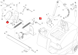 KÄRCHER Professional Ersatzteile Kehrmaschinen ABS Arbeitsbeleuchtung  ABS Saugschlauch BAT/PACK 2.640-551.0