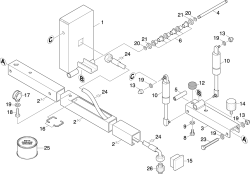 KÄRCHER Professional Ersatzteile Hochdruckreiniger Kaltwasser ABS Schwenkarm COMFORT 2.639-743.0 Ausleger komplett