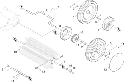 KÄRCHER Professional Ersatzteile Kehrmaschinen KM 695 Buerste und Antrieb 1.917-130.0