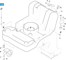 KÄRCHER Professional Ersatzteile Kehrmaschinen KSM 750 B 0 Grundrahmen