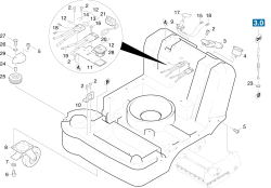 KÄRCHER Professional Ersatzteile Kehrmaschinen KSM 750 BAT 0 Grundrahmen