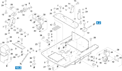 KÄRCHER Professional Ersatzteile Kehrmaschinen KMR 1250 LPG  Aufbau Einzelteile 1.091-116.0