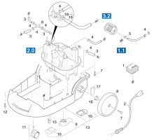 KÄRCHER Professional Ersatzteile Dampfer DE 4002 1.092-680.0 Geraet Unterteil