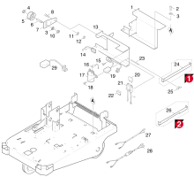 KÄRCHER Professional Ersatzteile Kehrmaschinen KMR 1050 BAT Grundrahmen 1.047-111.0