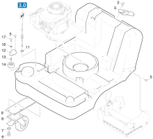 KÄRCHER Professional Ersatzteile Kehrmaschinen KSM 750 B 0 Grundrahmen