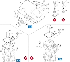 KÄRCHER Ersatzteile Dampfreiniger K 1405 M.BE. *EU 1.058-809.0 Geraet Oberteil