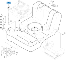 KÄRCHER Professional Ersatzteile Kehrmaschinen KSM 750 B-XL 0 Grundrahmen