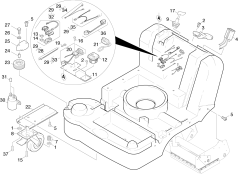KÄRCHER Professional Ersatzteile Kehrmaschinen KM 100/40 W 0 Grundrahmen