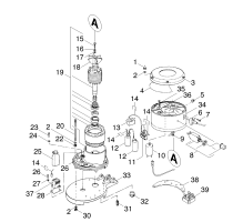 KÄRCHER Professional Ersatzteile Bodenreiniger BD 53 1100 EU 1.291-120.0 Haube Motor