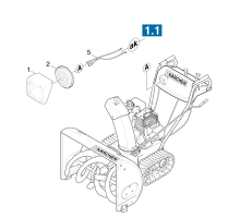 KÄRCHER Professional Ersatzteile Schneefraesen STH 10.66 W Crt  Scheinwerfer