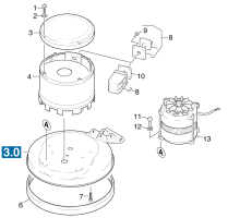 KÄRCHER Professional Ersatzteile Bodenreiniger BD-DUO        EU 1.291-130.0 Motor
