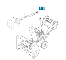 KÄRCHER Professional Ersatzteile Schneefraesen STH 8.66 W  Scheinwerfer 1.335-201.0