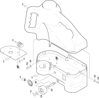 KÄRCHER Professional Ersatzteile Bodenreiniger BD 17/5 C     EU Einzelteile 1.737-101.0