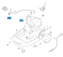 KÄRCHER Ersatzteile Dampfreiniger K 1405 M.BE. *EU 1.058-809.0 Geraet Unterteil