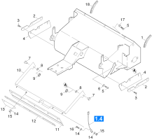 KÄRCHER Professional Ersatzteile Kehrmaschinen KM 85/50 WB 0 Behaelter Kehrgut
