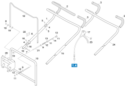 KÄRCHER Professional Ersatzteile Kehrmaschinen KM 85/50 WB 0 Schubbuegel