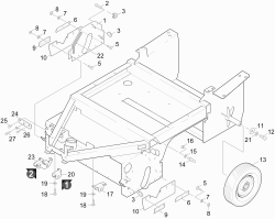 KÄRCHER Professional Ersatzteile Kehrmaschinen KM 100/100 RBP-Pack Rahmen 1.280-111.0