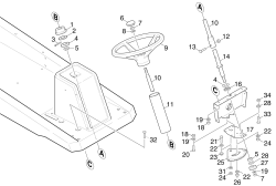 KÄRCHER Professional Ersatzteile Kehrmaschinen KMR TRAC  Lenksaeule 1.039-144.0