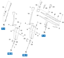 KÄRCHER Professional Ersatzteile Kehrmaschinen KMR 1250 LPG  Armatur 1.091-116.0