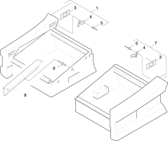 KÄRCHER Professional Ersatzteile Kehrmaschinen KMR 1000 T      EU  Kehrbehaelter 1.244-104.0