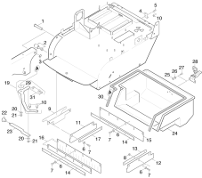 KÄRCHER Professional Ersatzteile Kehrmaschinen KSM 550 BAT   EU 0 Kehrbehaelter