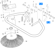 KÄRCHER Professional Ersatzteile Kehrmaschinen KM 100/100 RBP-Pack Seitenbesen 1.280-111.0