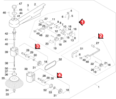 KÄRCHER Professional Ersatzteile Kehrmaschinen KM 700 Seitenarm 1.917-110.0