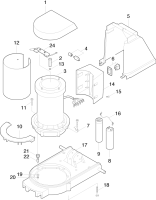 KÄRCHER Professional Ersatzteile Bodenreiniger ULTRA-DISC 1.922-120.0 Bodenkopf Motor