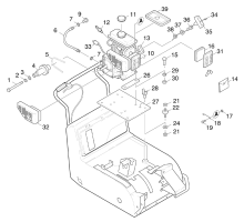 KÄRCHER Professional Ersatzteile Kehrmaschinen KSM 700 B 0 Motor HONDA