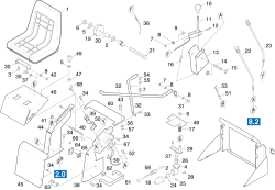 KÄRCHER Professional Ersatzteile Kehrmaschinen KMR 1050 B  Sitz 1.047-144.0