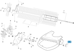KÄRCHER Professional Ersatzteile Kehrmaschinen KM 650 I        EU Kehrwalze 1.132-110.0
