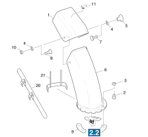 KÄRCHER Professional Ersatzteile Schneefraesen STH 5.56 W  Auswerfer Schnee STH 5.56 1.335-101.0