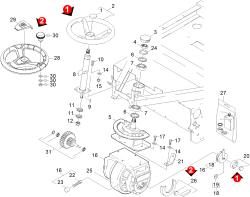 KÄRCHER Professional Ersatzteile Kehrmaschinen KM 100/100 RBP-Pack Lenkung 1.280-111.0