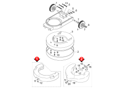 KÄRCHER Professional Ersatzteile Bodenreiniger DISC 1200 M 1.922-104.0 Bodenkopf Fahrgestell