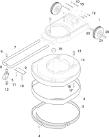 KÄRCHER Professional Ersatzteile Bodenreiniger ULTRA-DISC 1.922-120.0 Bodenkopf Fahrgestell