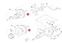 KÄRCHER Professional Ersatzteile Kehrmaschinen KMR TRAC  Achse 1.039-144.0