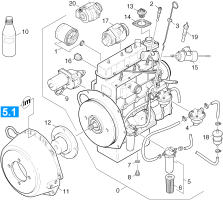 KÄRCHER Professional Ersatzteile Kehrmaschinen KMR 1700 D      EU  Motor Einzelteile