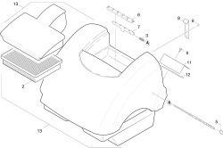 KÄRCHER Professional Ersatzteile Kehrmaschinen PS 400 0 Kehrbehaelter