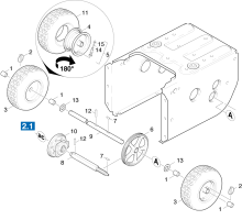 KÄRCHER Professional Ersatzteile Schneefraesen STH 5.56 W  Antrieb 1.335-101.0