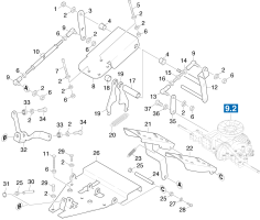 KÄRCHER Professional Ersatzteile Kehrmaschinen KMR 1250 D KAT  Pedal 1.091-135.0