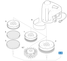 KÄRCHER Professional Ersatzteile Bodenreiniger BD 17/5 C     EU Zubehoer 1.737-101.0
