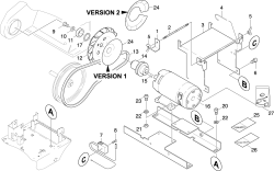KÄRCHER Professional Ersatzteile Kehrmaschinen KSM 950 BAT 0 Motor Einzelteile