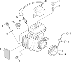 KÄRCHER Professional Ersatzteile Kehrmaschinen KSM 950 B -2 SB 0 Ersatzteile Motor