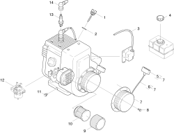KÄRCHER Professional Ersatzteile Kehrmaschinen KSM 950 B 0 Ersatzteile Motor