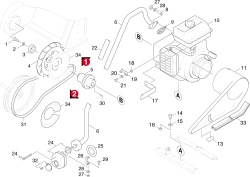KÄRCHER Professional Ersatzteile Kehrmaschinen KSM 950 B -2 SB 0 Motor