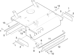 KÄRCHER Professional Ersatzteile Kehrmaschinen KMR TRAC  Kehrwalzenkasten 1.039-104.0