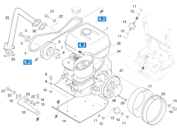 KÄRCHER Professional Ersatzteile Kehrmaschinen KMR 1250 LPG  Motor 1.091-116.0