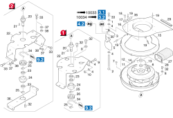 KÄRCHER Professional Ersatzteile Kehrmaschinen KMR 1250 LPG  Geblaese 1.091-116.0