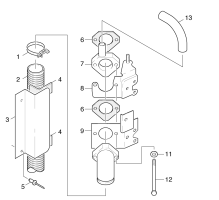 KÄRCHER Professional Ersatzteile Kehrmaschinen KMR 1200 B  Luftzufuehrung 1.891-104.0