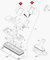 KÄRCHER Ersatzteile Dampfreiniger K 1701-M.BE *EU 1.995-900.0 Buersten